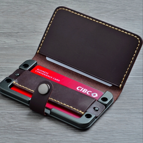 Keylett Leather Wallet, RFID, Brown, NWT - Picture 7 of 11